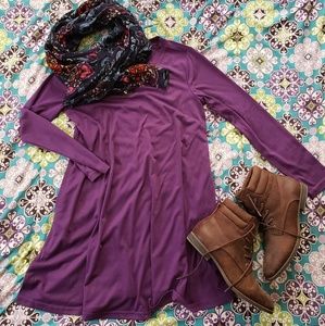 Long Sleeve Shift Dress (with pockets!)